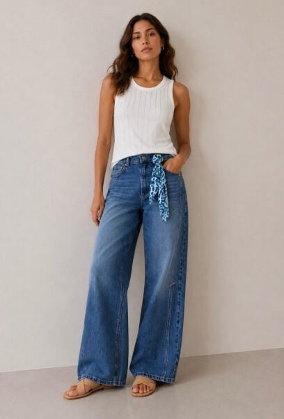 Barıle Blue Pantolon